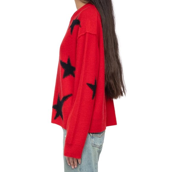 Zadig & Voltaire Markuz WS Stars Graphic Cashmere Sweater - Picture 5 of 7